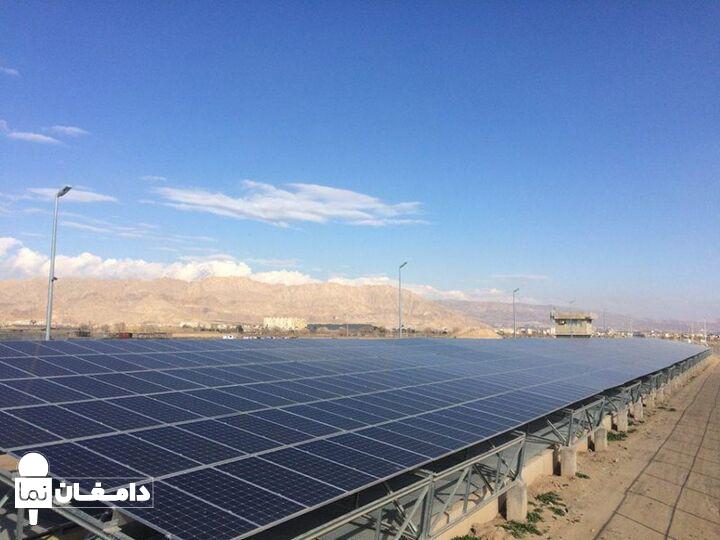 پس از سال ها ؛  فاز اول نیروگاه خورشیدی ۱۰ مگاواتی دامغان افتتاح شد